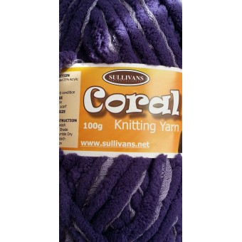 Coral - Knitting Yarn - Purple 